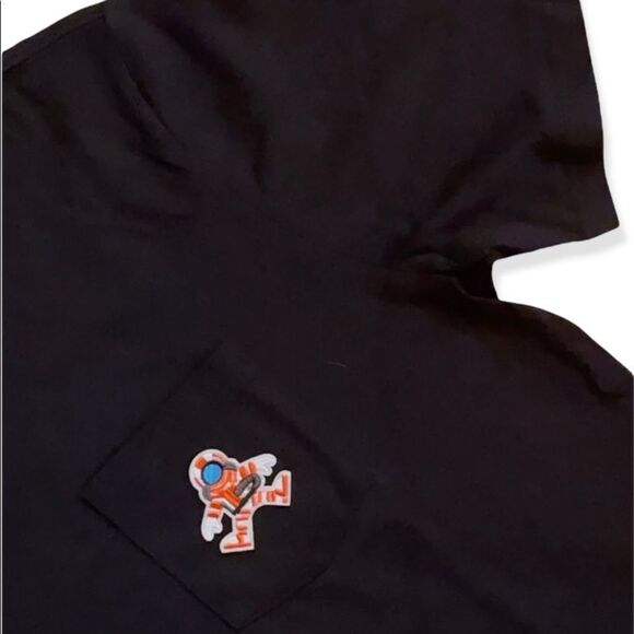 NWT Wool + Pepper Co. Astronaut Unisex Pocket Tee - Picture 2 of 3